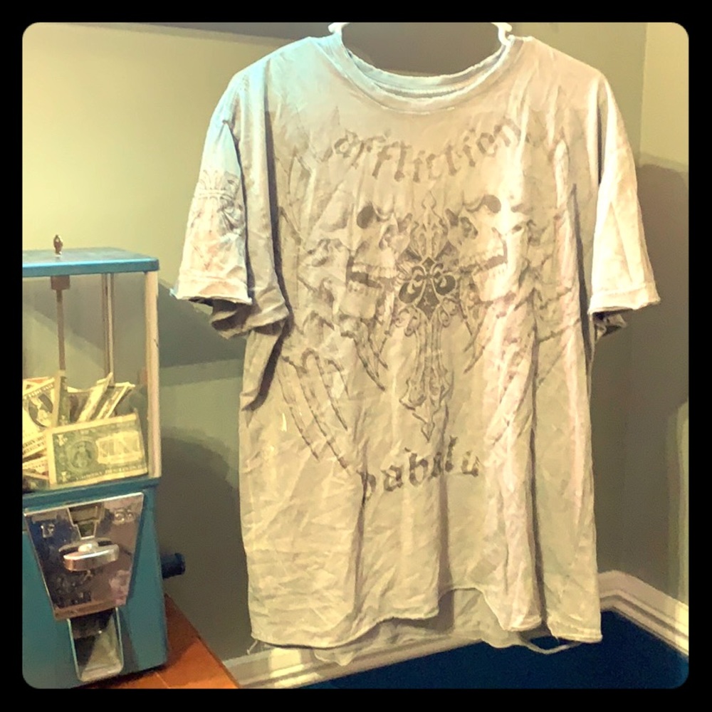 X large affliction short sleeve